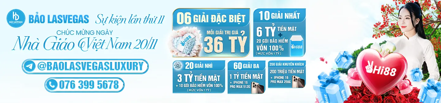 Sự kiện lần thứ 11: BẢO LASVEGAS - Chúc Mừng Ngày Nhà Giáo Việt Nam 20/11